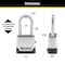 Master Lock Master Lock Magnum 4-25/64 in. H X 1-13/16 in. W X 2 in. L Steel Ball Bearing Locking Weather-Resist M176XDLHCCSEN - alternate 5